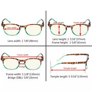 eyekeeper.com 5 Pack Chic Round Blue Light Filter Reading Glasses UVR065 Eyeglasses White Smoke 5 Pairs Mix / without magnification,5 Pairs Mix / +0.50,5 Pairs Mix / +0.75,5 Pairs Mix / +1.00,5 Pairs Mix / +1.25,5 Pairs Mix / +1.50,5 Pairs Mix / +1.75,5 Pairs Mix / +2.00,5 Pairs Mix / +2.25,5 Pairs Mix / +2.50,5 Pairs Mix / +2.75,5 Pairs Mix / +3.00