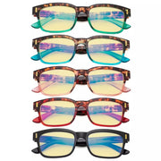 eyekeeper.com 5 Pack Classic Blue Light Blocking Reading Glasses TMCG1802 Eyeglasses White Smoke 5 Pairs Mix / without magnification,5 Pairs Mix / +0.50,5 Pairs Mix / +0.75,5 Pairs Mix / +1.00,5 Pairs Mix / +1.25,5 Pairs Mix / +1.50,5 Pairs Mix / +1.75,5 Pairs Mix / +2.00,5 Pairs Mix / +2.50