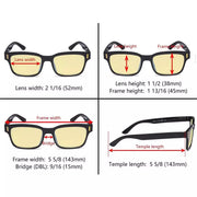 eyekeeper.com 5 Pack Classic Blue Light Blocking Reading Glasses TMCG1802 Eyeglasses White Smoke 5 Pairs Mix / without magnification,5 Pairs Mix / +0.50,5 Pairs Mix / +0.75,5 Pairs Mix / +1.00,5 Pairs Mix / +1.25,5 Pairs Mix / +1.50,5 Pairs Mix / +1.75,5 Pairs Mix / +2.00,5 Pairs Mix / +2.50