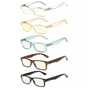 eyekeeper.com 5 Pack Classic Blue Light Filter Reading Glasses UVR066 Eyeglasses White Smoke 5 Pairs Mix / without magnification,5 Pairs Mix / +0.50,5 Pairs Mix / +0.75,5 Pairs Mix / +1.00,5 Pairs Mix / +1.25,5 Pairs Mix / +1.50,5 Pairs Mix / +1.75,5 Pairs Mix / +2.00,5 Pairs Mix / +2.50,5 Pairs Mix / +3.00