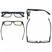 eyekeeper.com 5 Pack Classic Blue Light Filter Reading Glasses UVR066 Eyeglasses White Smoke 5 Pairs Mix / without magnification,5 Pairs Mix / +0.50,5 Pairs Mix / +0.75,5 Pairs Mix / +1.00,5 Pairs Mix / +1.25,5 Pairs Mix / +1.50,5 Pairs Mix / +1.75,5 Pairs Mix / +2.00,5 Pairs Mix / +2.50,5 Pairs Mix / +3.00