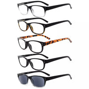 eyekeeper.com 5 Pack Classic Reading Glasses Rectangular Readers R019 Eyeglasses White Smoke 5 Pairs Mix / without magnification,5 Pairs Mix / +0.50,5 Pairs Mix / +0.75,5 Pairs Mix / +1.00,5 Pairs Mix / +1.25,5 Pairs Mix / +1.50,5 Pairs Mix / +1.75,5 Pairs Mix / +2.00,5 Pairs Mix / +2.25,5 Pairs Mix / +2.50,5 Pairs Mix / +2.75,5 Pairs Mix / +3.00