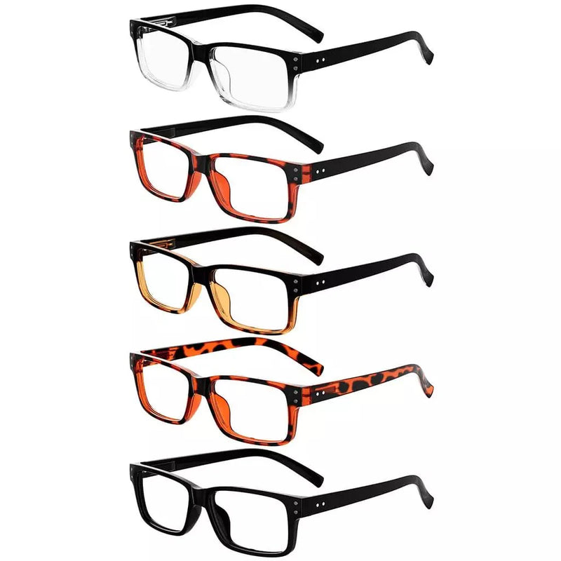 eyekeeper.com 5 Pack Classic Reading Glasses Spring Hinge Readers R032 Eyeglasses White Smoke 5 Pairs Mix / without magnification,5 Pairs Mix / +0.25,5 Pairs Mix / +0.50,5 Pairs Mix / +0.75,5 Pairs Mix / +1.00,5 Pairs Mix / +1.25,5 Pairs Mix / +1.50,5 Pairs Mix / +1.75,5 Pairs Mix / +2.00,5 Pairs Mix / +2.25,5 Pairs Mix / +2.50,5 Pairs Mix / +2.75