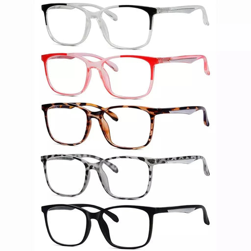 eyekeeper.com 5 Pack Classic Rectangle Reading Glasses R9113 Eyeglasses White Smoke 5 Pairs Mix / +0.50,5 Pairs Mix / +0.75,5 Pairs Mix / +1.00,5 Pairs Mix / +1.25,5 Pairs Mix / +1.50,5 Pairs Mix / +1.75,5 Pairs Mix / +2.00,5 Pairs Mix / +2.25,5 Pairs Mix / +2.50,5 Pairs Mix / +2.75,5 Pairs Mix / +3.00,5 Pairs Mix / +3.50,5 Pairs Mix / +