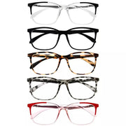 eyekeeper.com 5 Pack Classic Rectangle Reading Glasses R9113 Eyeglasses White Smoke 5 Pairs Mix / +0.50,5 Pairs Mix / +0.75,5 Pairs Mix / +1.00,5 Pairs Mix / +1.25,5 Pairs Mix / +1.50,5 Pairs Mix / +1.75,5 Pairs Mix / +2.00,5 Pairs Mix / +2.25,5 Pairs Mix / +2.50,5 Pairs Mix / +2.75,5 Pairs Mix / +3.00,5 Pairs Mix / +3.50,5 Pairs Mix / +