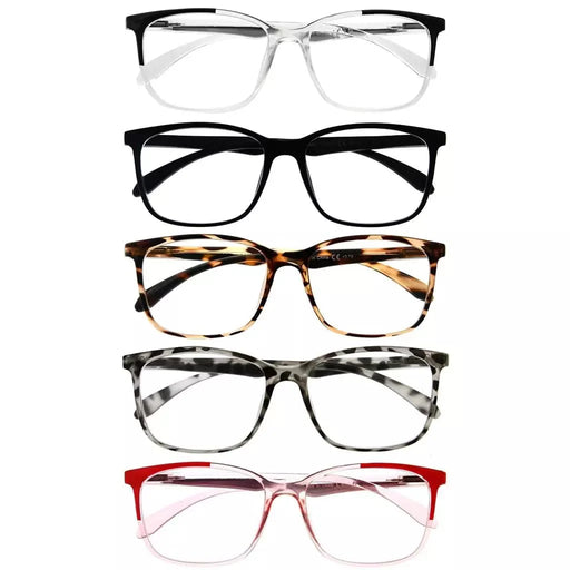 eyekeeper.com 5 Pack Classic Rectangle Reading Glasses R9113 Eyeglasses White Smoke 5 Pairs Mix / +0.50,5 Pairs Mix / +0.75,5 Pairs Mix / +1.00,5 Pairs Mix / +1.25,5 Pairs Mix / +1.50,5 Pairs Mix / +1.75,5 Pairs Mix / +2.00,5 Pairs Mix / +2.25,5 Pairs Mix / +2.50,5 Pairs Mix / +2.75,5 Pairs Mix / +3.00,5 Pairs Mix / +3.50,5 Pairs Mix / +