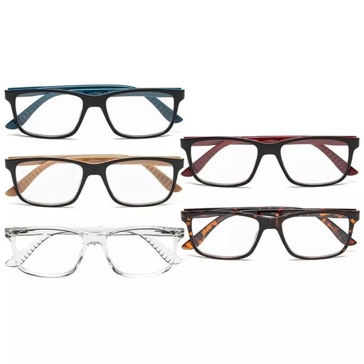 eyekeeper.com 5 Pack Classic Rectangular Reading Glasses R163 Eyeglasses White Smoke 5 Pairs Mix / +0.50,5 Pairs Mix / +0.75,5 Pairs Mix / +1.00,5 Pairs Mix / +1.25,5 Pairs Mix / +1.50,5 Pairs Mix / +1.75,5 Pairs Mix / +2.00,5 Pairs Mix / +2.25,5 Pairs Mix / +2.50,5 Pairs Mix / +2.75,5 Pairs Mix / +3.00,5 Pairs Mix / +3.50,5 Pairs Mix / +