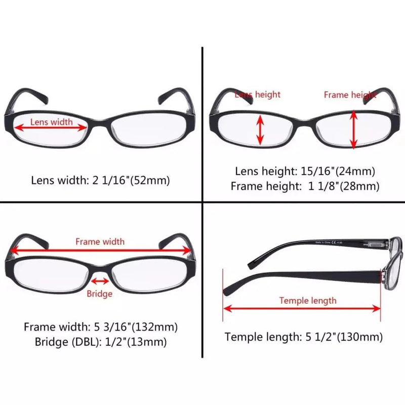 eyekeeper.com 5 Pack Classic Small Reading Glasses Narrow Lens R9104K Eyeglasses White Smoke 5 Pairs Mix / without magnification,5 Pairs Mix / +0.50,5 Pairs Mix / +0.75,5 Pairs Mix / +1.00,5 Pairs Mix / +1.25,5 Pairs Mix / +1.50,5 Pairs Mix / +1.75,5 Pairs Mix / +2.00,5 Pairs Mix / +2.25,5 Pairs Mix / +2.50,5 Pairs Mix / +3.00,5 Pairs Mix / +3.50