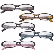 eyekeeper.com 5 Pack Classic Small Reading Glasses Narrow Lens R9104K Eyeglasses White Smoke 5 Pairs Mix / without magnification,5 Pairs Mix / +0.50,5 Pairs Mix / +0.75,5 Pairs Mix / +1.00,5 Pairs Mix / +1.25,5 Pairs Mix / +1.50,5 Pairs Mix / +1.75,5 Pairs Mix / +2.00,5 Pairs Mix / +2.25,5 Pairs Mix / +2.50,5 Pairs Mix / +3.00,5 Pairs Mix / +3.50