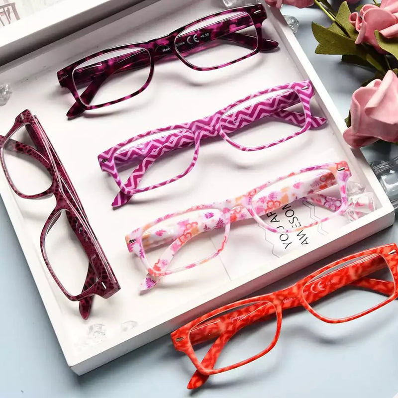 eyekeeper.com 5 Pack Colorful Patterned Reading Glasses Fashionable Readers R066 Eyeglasses White Smoke 5 Pairs Mix / +0.50,5 Pairs Mix / +0.75,5 Pairs Mix / +1.00,5 Pairs Mix / +1.25,5 Pairs Mix / +1.50,5 Pairs Mix / +1.75,5 Pairs Mix / +2.25