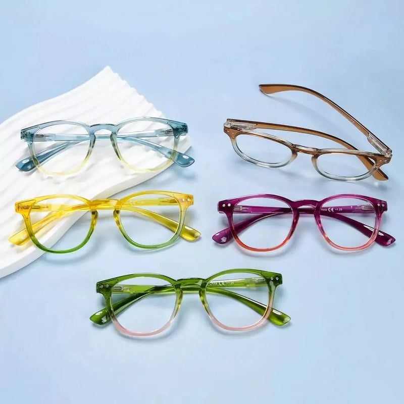 eyekeeper.com 5 Pack Cute Fashionable Two Tone Reading Glasses Colorful Readers R144 Eyeglasses Light Gray 5 Pairs Mix / without magnification,5 Pairs Mix / +0.50,5 Pairs Mix / +0.75,5 Pairs Mix / +1.00,5 Pairs Mix / +1.25,5 Pairs Mix / +1.50,5 Pairs Mix / +1.75,5 Pairs Mix / +2.00,5 Pairs Mix / +2.50,5 Pairs Mix / +2.75,5 Pairs Mix / +3.00,5 Pairs Mix / +3.25