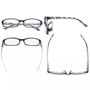 eyekeeper.com 5 Pack Cute Reading Glasses R908P Eyeglasses White Smoke 5 Pairs Mix / +0.50,5 Pairs Mix / +0.75,5 Pairs Mix / +1.00