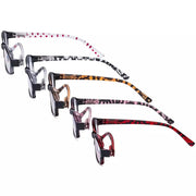 eyekeeper.com 5 Pack Cute Reading Glasses with Polka Dots Temples R908P Eyeglasses White Smoke 5 Pairs Mix / +0.50,5 Pairs Mix / +0.75,5 Pairs Mix / +1.00,5 Pairs Mix / +1.25,5 Pairs Mix / +1.50,5 Pairs Mix / +1.75,5 Pairs Mix / +2.00,5 Pairs Mix / +2.25,5 Pairs Mix / +2.50,5 Pairs Mix / +3.00,5 Pairs Mix / +3.50,5 Pairs Mix / +4.00