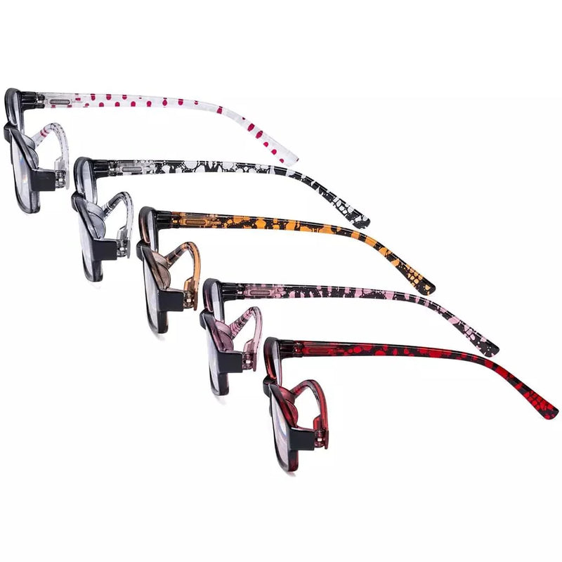 eyekeeper.com 5 Pack Cute Reading Glasses with Polka Dots Temples R908P Eyeglasses White Smoke 5 Pairs Mix / +0.50,5 Pairs Mix / +0.75,5 Pairs Mix / +1.00,5 Pairs Mix / +1.25,5 Pairs Mix / +1.50,5 Pairs Mix / +1.75,5 Pairs Mix / +2.00,5 Pairs Mix / +2.25,5 Pairs Mix / +2.50,5 Pairs Mix / +3.00,5 Pairs Mix / +3.50,5 Pairs Mix / +4.00