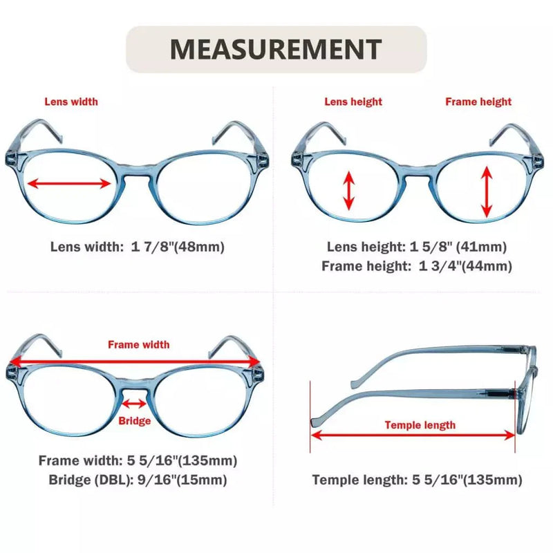 eyekeeper.com 5 Pack Elegant Reading Glasses Round Readers R9115C Eyeglasses White Smoke 5 Pairs Mix / +0.50,5 Pairs Mix / +0.75,5 Pairs Mix / +1.00,5 Pairs Mix / +1.25,5 Pairs Mix / +1.50,5 Pairs Mix / +1.75,5 Pairs Mix / +2.50,5 Pairs Mix / +2.75,5 Pairs Mix / +3.00,5 Pairs Mix / +3.50
