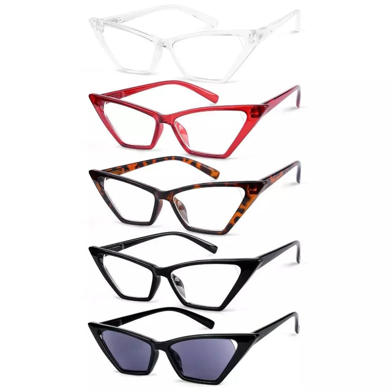 eyekeeper.com 5 Pack Fancy Cat Eye Reading Glasses Fashionable Readers R2131 Eyeglasses White Smoke 5 Pairs Mix / without magnification,5 Pairs Mix / +0.50,5 Pairs Mix / +0.75,5 Pairs Mix / +1.00,5 Pairs Mix / +1.25,5 Pairs Mix / +1.50,5 Pairs Mix / +1.75,5 Pairs Mix / +2.00,5 Pairs Mix / +2.25,5 Pairs Mix / +2.50,5 Pairs Mix / +2.75,5 Pairs Mix / +3.00