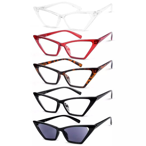eyekeeper.com 5 Pack Fancy Cat Eye Reading Glasses Fashionable Readers R2131 Eyeglasses White Smoke 5 Pairs Mix / without magnification,5 Pairs Mix / +0.50,5 Pairs Mix / +0.75,5 Pairs Mix / +1.00,5 Pairs Mix / +1.25,5 Pairs Mix / +1.50,5 Pairs Mix / +1.75,5 Pairs Mix / +2.00,5 Pairs Mix / +2.25,5 Pairs Mix / +2.50,5 Pairs Mix / +2.75,5 Pairs Mix / +3.00