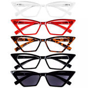 eyekeeper.com 5 Pack Fancy Cat Eye Reading Glasses Fashionable Readers R2131 Eyeglasses White Smoke 5 Pairs Mix / without magnification,5 Pairs Mix / +0.50,5 Pairs Mix / +0.75,5 Pairs Mix / +1.00,5 Pairs Mix / +1.25,5 Pairs Mix / +1.50,5 Pairs Mix / +1.75,5 Pairs Mix / +2.00,5 Pairs Mix / +2.25,5 Pairs Mix / +2.50,5 Pairs Mix / +2.75,5 Pairs Mix / +3.00
