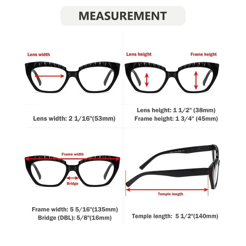 eyekeeper.com 5 Pack Fashion Cat-eye Reading Glasses Checkered Design Readers R2133 Eyeglasses White Smoke 5 Pairs Mix / +0.50,5 Pairs Mix / +0.75,5 Pairs Mix / +1.00,5 Pairs Mix / +1.25,5 Pairs Mix / +1.50,5 Pairs Mix / +1.75,5 Pairs Mix / +2.00,5 Pairs Mix / +2.25,5 Pairs Mix / +2.50,5 Pairs Mix / +2.75,5 Pairs Mix / +3.00,5 Pairs Mix / +3.25,5 Pairs Mix / +
