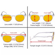eyekeeper.com 5 Pack Fashion Oval Blue Light Blocking  Reading Glasses HP071 Eyeglasses White Smoke 5 Pairs Mix / +0.50,5 Pairs Mix / +0.75,5 Pairs Mix / +1.00,5 Pairs Mix / +1.25,5 Pairs Mix / +1.50,5 Pairs Mix / +1.75,5 Pairs Mix / +2.00,5 Pairs Mix / +2.25,5 Pairs Mix / +2.50,5 Pairs Mix / +3.00