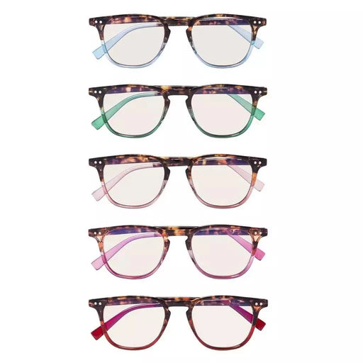 eyekeeper.com 5 Pack Fashion Oval Blue Light Filter Reading Glasses CG179 Eyeglasses White Smoke 5 Pairs Mix / without magnification,5 Pairs Mix / +0.75,5 Pairs Mix / +1.00,5 Pairs Mix / +1.25,5 Pairs Mix / +1.75,5 Pairs Mix / +2.00,5 Pairs Mix / +2.25,5 Pairs Mix / +2.50,5 Pairs Mix / +3.00,5 Pairs Mix / +3.50,5 Pairs Mix / +4.00