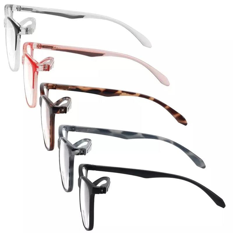 eyekeeper.com 5 Pack Fashionable Bifocal Reading Glasses BR9113 Eyeglasses White Smoke 5 Pairs Mix / +1.00,5 Pairs Mix / +1.50,5 Pairs Mix / +1.75,5 Pairs Mix / +2.00,5 Pairs Mix / +2.50,5 Pairs Mix / +3.00