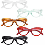 eyekeeper.com 5 Pack Fashionable Cat-eye Reading Glasses R2102 Eyeglasses White Smoke 5 Pairs Mix / without magnification,5 Pairs Mix / +0.50,5 Pairs Mix / +0.75,5 Pairs Mix / +1.00,5 Pairs Mix / +1.25,5 Pairs Mix / +1.50,5 Pairs Mix / +1.75,5 Pairs Mix / +2.00,5 Pairs Mix / +2.25,5 Pairs Mix / +2.50,5 Pairs Mix / +2.75,5 Pairs Mix / +3.00