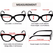 eyekeeper.com 5 Pack Fashionable Cat-eye Reading Glasses R2102 Eyeglasses White Smoke 5 Pairs Mix / without magnification,5 Pairs Mix / +0.50,5 Pairs Mix / +0.75,5 Pairs Mix / +1.00,5 Pairs Mix / +1.25,5 Pairs Mix / +1.50,5 Pairs Mix / +1.75,5 Pairs Mix / +2.00,5 Pairs Mix / +2.25,5 Pairs Mix / +2.50,5 Pairs Mix / +2.75,5 Pairs Mix / +3.00
