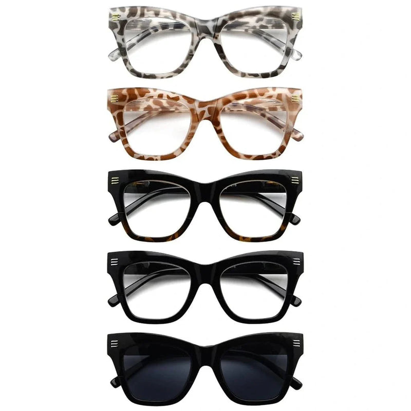 eyekeeper.com 5 Pack Fashionable Reading Glasses Stylish Readers R2111 Eyeglasses White Smoke 5 Pairs Mix / without magnification,5 Pairs Mix / +0.50,5 Pairs Mix / +0.75,5 Pairs Mix / +1.00,5 Pairs Mix / +1.25,5 Pairs Mix / +1.50,5 Pairs Mix / +1.75,5 Pairs Mix / +2.00,5 Pairs Mix / +2.25,5 Pairs Mix / +2.50,5 Pairs Mix / +2.75,5 Pairs Mix / +3.00