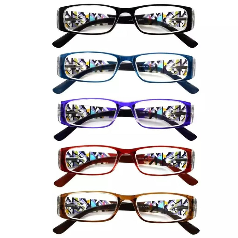 eyekeeper.com 5 Pack Fashionable Reading Glasses with Crystal Arms R006D Eyeglasses White Smoke 5 Pairs Mix / +0.50,5 Pairs Mix / +0.75,5 Pairs Mix / +1.00,5 Pairs Mix / +1.25,5 Pairs Mix / +1.50,5 Pairs Mix / +1.75,5 Pairs Mix / +2.00,5 Pairs Mix / +2.25,5 Pairs Mix / +2.50,5 Pairs Mix / +2.75,5 Pairs Mix / +3.00,5 Pairs Mix / +3.50,5 Pairs Mix / +