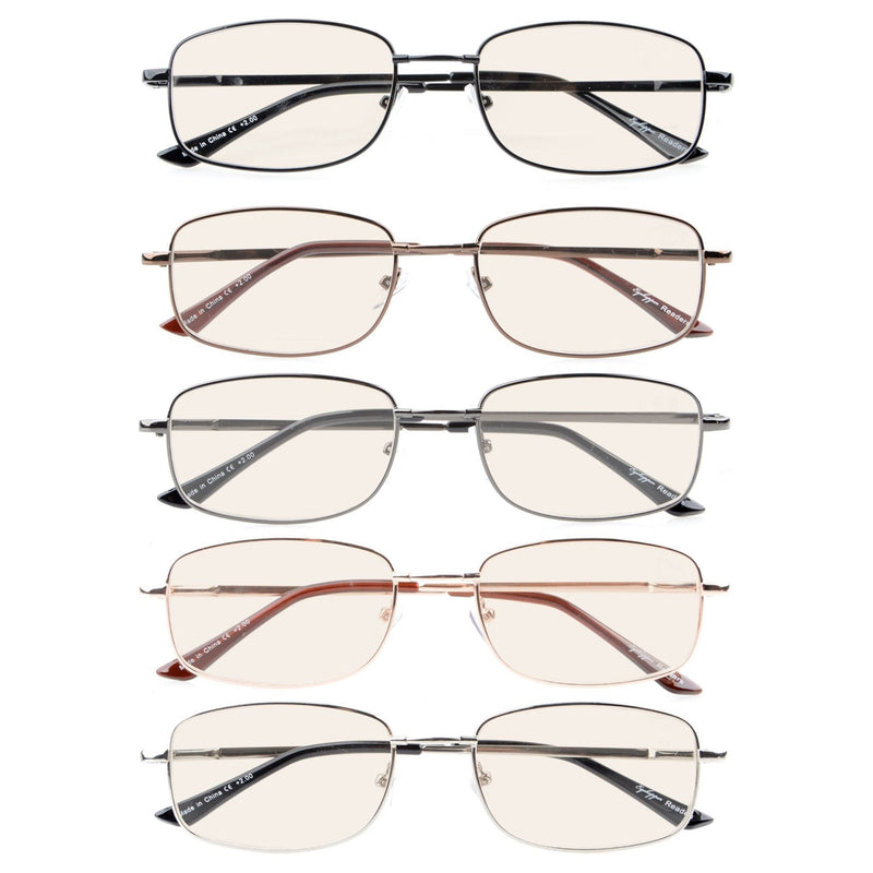 eyekeeper.com 5 Pack Flex Titanium Blue Light Filter Readers UVR1644 Eyeglasses Beige 5 Pairs Mix / without magnification,5 Pairs Mix / +0.50,5 Pairs Mix / +1.00,5 Pairs Mix / +1.50,5 Pairs Mix / +1.75,5 Pairs Mix / +2.00,5 Pairs Mix / +2.25,5 Pairs Mix / +2.50,5 Pairs Mix / +3.50
