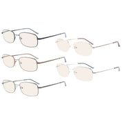 eyekeeper.com 5 Pack Flex Titanium Blue Light Filter Readers UVR1644 Eyeglasses Beige 5 Pairs Mix / without magnification,5 Pairs Mix / +0.50,5 Pairs Mix / +1.00,5 Pairs Mix / +1.50,5 Pairs Mix / +1.75,5 Pairs Mix / +2.00,5 Pairs Mix / +2.25,5 Pairs Mix / +2.50,5 Pairs Mix / +3.50