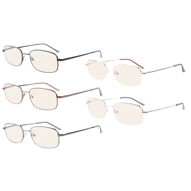 eyekeeper.com 5 Pack Flex Titanium Blue Light Filter Readers UVR1644 Eyeglasses Beige 5 Pairs Mix / without magnification,5 Pairs Mix / +0.50,5 Pairs Mix / +1.00,5 Pairs Mix / +1.50,5 Pairs Mix / +1.75,5 Pairs Mix / +2.00,5 Pairs Mix / +2.25,5 Pairs Mix / +2.50,5 Pairs Mix / +3.50