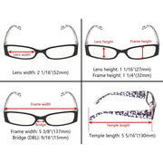 eyekeeper.com 5 Pack Floral Pattern Design Reading Glasses R040F Eyeglasses White Smoke 5 Pairs Mix / +0.50,5 Pairs Mix / +0.75,5 Pairs Mix / +1.00,5 Pairs Mix / +1.25,5 Pairs Mix / +1.50,5 Pairs Mix / +2.00,5 Pairs Mix / +2.25,5 Pairs Mix / +2.50,5 Pairs Mix / +2.75,5 Pairs Mix / +3.00,5 Pairs Mix / +3.50,5 Pairs Mix / +4.00