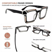 eyekeeper.com 5 Pack Floral Pattern Design Reading Glasses R2106 Eyeglasses White Smoke 5 Pairs Mix / without magnification,5 Pairs Mix / +0.50,5 Pairs Mix / +0.75,5 Pairs Mix / +1.00,5 Pairs Mix / +1.25,5 Pairs Mix / +1.50,5 Pairs Mix / +1.75,5 Pairs Mix / +2.00,5 Pairs Mix / +2.25,5 Pairs Mix / +2.50,5 Pairs Mix / +2.75,5 Pairs Mix / +3.00