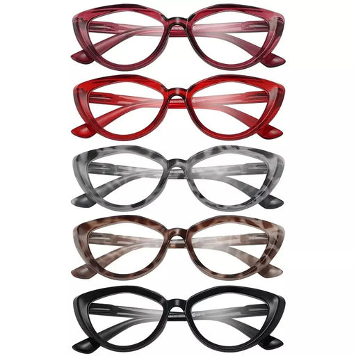 eyekeeper.com 5 Pack Ladies Cat-eye Stylish Reading Glasses Elegant Readers R2137 Eyeglasses White Smoke 5 Pairs Mix / +0.50,5 Pairs Mix / +1.00,5 Pairs Mix / +1.25,5 Pairs Mix / +1.50,5 Pairs Mix / +1.75,5 Pairs Mix / +2.00,5 Pairs Mix / +2.25,5 Pairs Mix / +2.50,5 Pairs Mix / +2.75,5 Pairs Mix / +3.00,5 Pairs Mix / +3.25,5 Pairs Mix / +3.50,5 Pairs Mix / +