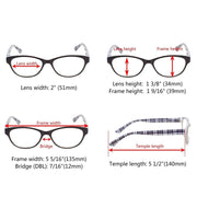 eyekeeper.com 5 Pack Ladies Patterned Design Cat-eye Reading Glasses R074S Eyeglasses White Smoke 5 Pairs Mix / +0.50,5 Pairs Mix / +0.75,5 Pairs Mix / +1.00,5 Pairs Mix / +1.25,5 Pairs Mix / +1.50,5 Pairs Mix / +1.75,5 Pairs Mix / +2.00,5 Pairs Mix / +2.25,5 Pairs Mix / +2.50,5 Pairs Mix / +2.75,5 Pairs Mix / +3.00,5 Pairs Mix / +3.50,5 Pairs Mix / +