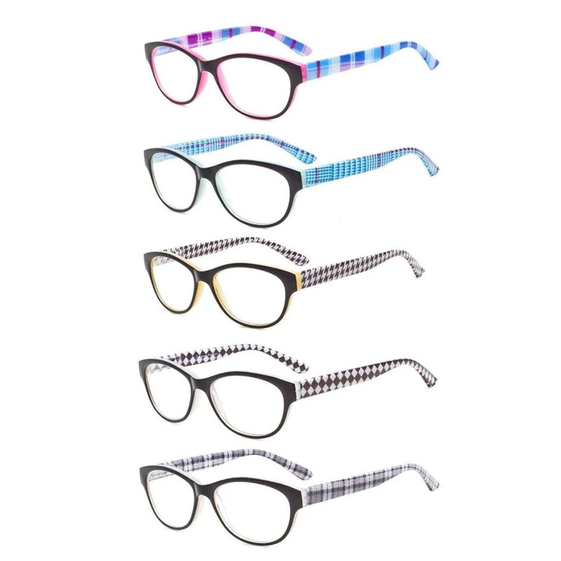 eyekeeper.com 5 Pack Ladies Patterned Design Cat-eye Reading Glasses R074S Eyeglasses White Smoke 5 Pairs Mix / +0.50,5 Pairs Mix / +0.75,5 Pairs Mix / +1.00,5 Pairs Mix / +1.25,5 Pairs Mix / +1.50,5 Pairs Mix / +1.75,5 Pairs Mix / +2.00,5 Pairs Mix / +2.25,5 Pairs Mix / +2.50,5 Pairs Mix / +2.75,5 Pairs Mix / +3.00,5 Pairs Mix / +3.50,5 Pairs Mix / +