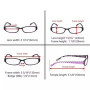 eyekeeper.com 5 Pack Ladies Reading Glasses with Polka Dots Arms R9104P Eyeglasses White Smoke 5 Pairs Mix / +0.50,5 Pairs Mix / +0.75,5 Pairs Mix / +1.00,5 Pairs Mix / +1.25,5 Pairs Mix / +1.50,5 Pairs Mix / +1.75,5 Pairs Mix / +2.00