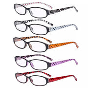 eyekeeper.com 5 Pack Ladies Reading Glasses with Polka Dots Arms R9104P Eyeglasses White Smoke 5 Pairs Mix / +0.50,5 Pairs Mix / +0.75,5 Pairs Mix / +1.00,5 Pairs Mix / +1.25,5 Pairs Mix / +1.50,5 Pairs Mix / +1.75,5 Pairs Mix / +2.00