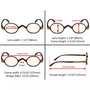 eyekeeper.com 5 Pack Oval Classic Vintage Blue Light Glasses UVR077X Eyeglasses White Smoke 5 Pairs Mix / without magnification,5 Pairs Mix / +0.50,5 Pairs Mix / +0.75,5 Pairs Mix / +1.00,5 Pairs Mix / +1.25,5 Pairs Mix / +1.50,5 Pairs Mix / +1.75,5 Pairs Mix / +2.00,5 Pairs Mix / +2.25,5 Pairs Mix / +2.50,5 Pairs Mix / +3.00,5 Pairs Mix / +3.50