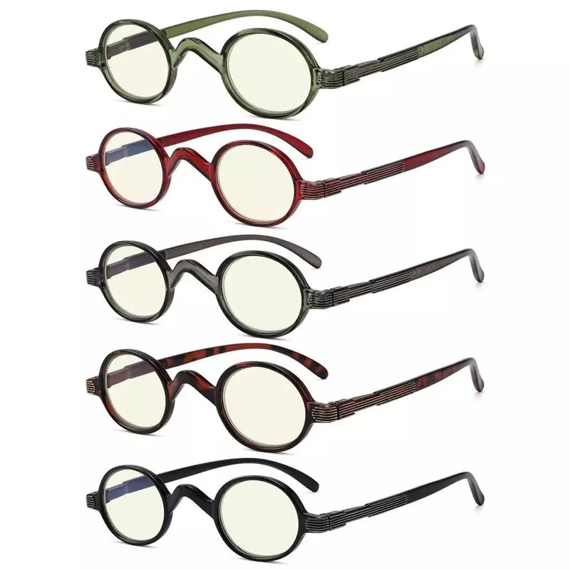 eyekeeper.com 5 Pack Oval Classic Vintage Blue Light Glasses UVR077X Eyeglasses White Smoke 5 Pairs Mix / without magnification,5 Pairs Mix / +0.50,5 Pairs Mix / +0.75,5 Pairs Mix / +1.00,5 Pairs Mix / +1.25,5 Pairs Mix / +1.50,5 Pairs Mix / +1.75,5 Pairs Mix / +2.00,5 Pairs Mix / +2.25,5 Pairs Mix / +2.50,5 Pairs Mix / +3.00,5 Pairs Mix / +3.50
