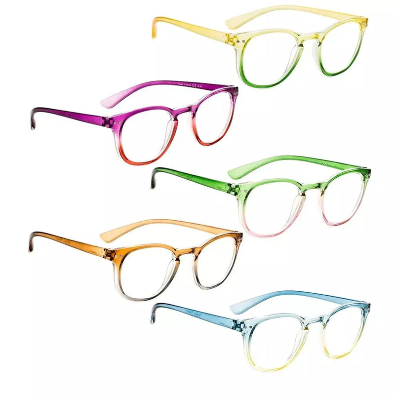 eyekeeper.com 5 Pack Oval Fashion Design Reading Glasses 3-R144 Eyeglasses White Smoke 5 Pairs Mix / +0.50,5 Pairs Mix / +0.75,5 Pairs Mix / +1.00,5 Pairs Mix / +1.25,5 Pairs Mix / +1.50,5 Pairs Mix / +1.75,5 Pairs Mix / +2.00,5 Pairs Mix / +2.25,5 Pairs Mix / +2.50,5 Pairs Mix / +2.75,5 Pairs Mix / +3.00,5 Pairs Mix / +3.50,5 Pairs Mix / +