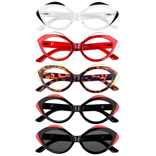 eyekeeper.com 5 Pack Oval Reading Glasses Stylish Readers R2128 Eyeglasses White Smoke 5 Pairs Mix / without magnification,5 Pairs Mix / +0.50,5 Pairs Mix / +0.75,5 Pairs Mix / +1.00,5 Pairs Mix / +1.25,5 Pairs Mix / +1.50,5 Pairs Mix / +1.75,5 Pairs Mix / +2.00,5 Pairs Mix / +2.25,5 Pairs Mix / +2.50,5 Pairs Mix / +2.75,5 Pairs Mix / +3.00