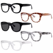 eyekeeper.com 5 Pack Oversized Retro Reading Glasses Classic Square Readers FH1555 Eyeglasses White Smoke 5 Pairs Mix / without magnification,5 Pairs Mix / +0.50,5 Pairs Mix / +0.75,5 Pairs Mix / +1.00,5 Pairs Mix / +1.25,5 Pairs Mix / +1.50,5 Pairs Mix / +1.75,5 Pairs Mix / +2.00,5 Pairs Mix / +2.25,5 Pairs Mix / +2.50,5 Pairs Mix / +2.75,5 Pairs Mix / +3.00