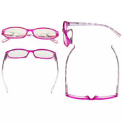 eyekeeper.com 5 Pack Pattern Blue Light Filter Reading Glasses UVR9104G Eyeglasses White Smoke 5 Pairs Mix / without magnification,5 Pairs Mix / +0.50,5 Pairs Mix / +0.75,5 Pairs Mix / +1.00,5 Pairs Mix / +1.50,5 Pairs Mix / +1.75,5 Pairs Mix / +2.00,5 Pairs Mix / +2.25,5 Pairs Mix / +2.50
