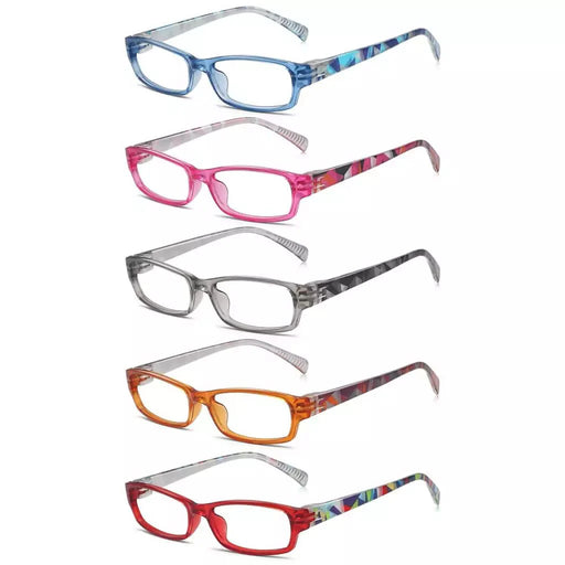eyekeeper.com 5 Pack Patterned Temples Metalless Screwless Reading Glasses NRT1803 Eyeglasses White Smoke 5 Pairs Mix / +0.50,5 Pairs Mix / +0.75,5 Pairs Mix / +1.00,5 Pairs Mix / +1.25,5 Pairs Mix / +1.50,5 Pairs Mix / +1.75,5 Pairs Mix / +2.00,5 Pairs Mix / +2.25,5 Pairs Mix / +2.50,5 Pairs Mix / +2.75,5 Pairs Mix / +3.00,5 Pairs Mix / +3.25,5 Pairs Mix / +