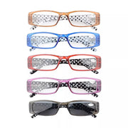 eyekeeper.com 5 Pack Polka Dots Reading Glasses R040P Eyeglasses White Smoke 5 Pairs Mix / +0.50,5 Pairs Mix / +0.75,5 Pairs Mix / +1.00,5 Pairs Mix / +1.25,5 Pairs Mix / +1.50,5 Pairs Mix / +1.75,5 Pairs Mix / +2.00,5 Pairs Mix / +2.25,5 Pairs Mix / +2.50,5 Pairs Mix / +2.75,5 Pairs Mix / +3.00,5 Pairs Mix / +3.50,5 Pairs Mix / +