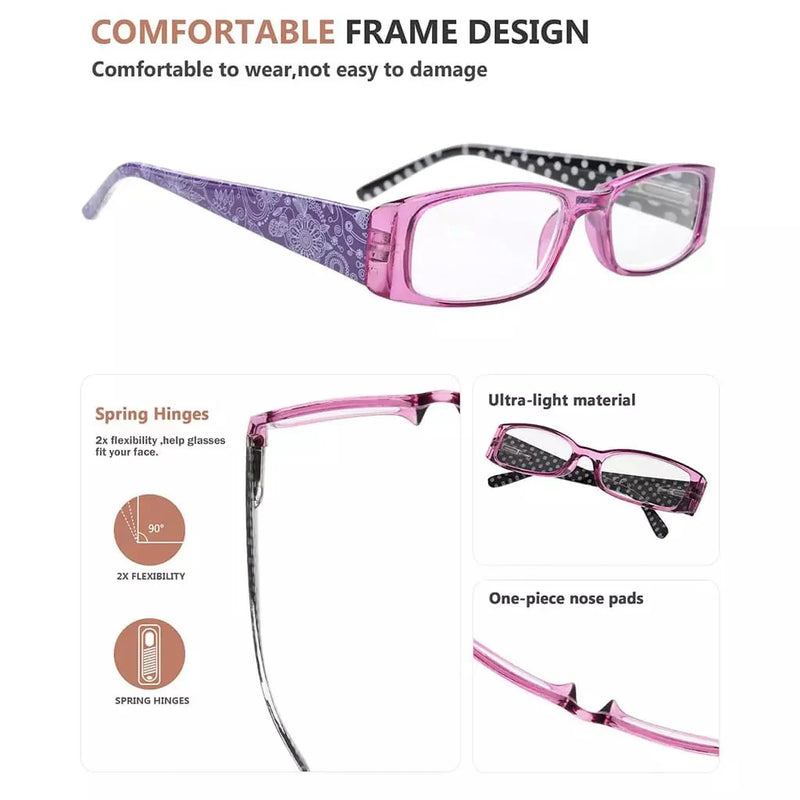 eyekeeper.com 5 Pack Polka Dots Reading Glasses R040P Eyeglasses White Smoke 5 Pairs Mix / +0.50,5 Pairs Mix / +0.75,5 Pairs Mix / +1.00,5 Pairs Mix / +1.25,5 Pairs Mix / +1.50,5 Pairs Mix / +1.75,5 Pairs Mix / +2.00,5 Pairs Mix / +2.25,5 Pairs Mix / +2.50,5 Pairs Mix / +2.75,5 Pairs Mix / +3.00,5 Pairs Mix / +3.50,5 Pairs Mix / +