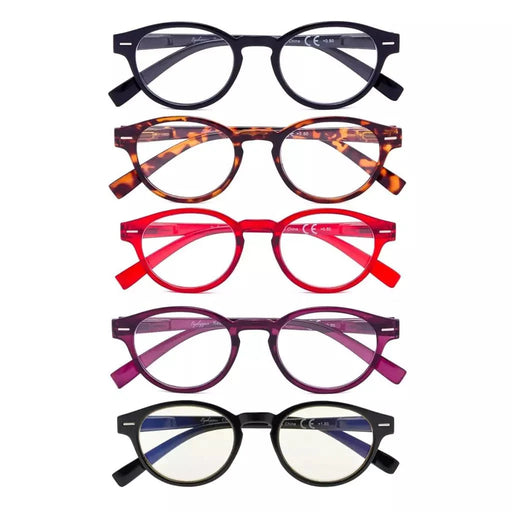 eyekeeper.com 5 Pack Reading Glasses include Computer Readers R091 Eyeglasses White Smoke 5 Pairs Mix / +0.50,5 Pairs Mix / +0.75,5 Pairs Mix / +1.00,5 Pairs Mix / +2.25,5 Pairs Mix / +2.50